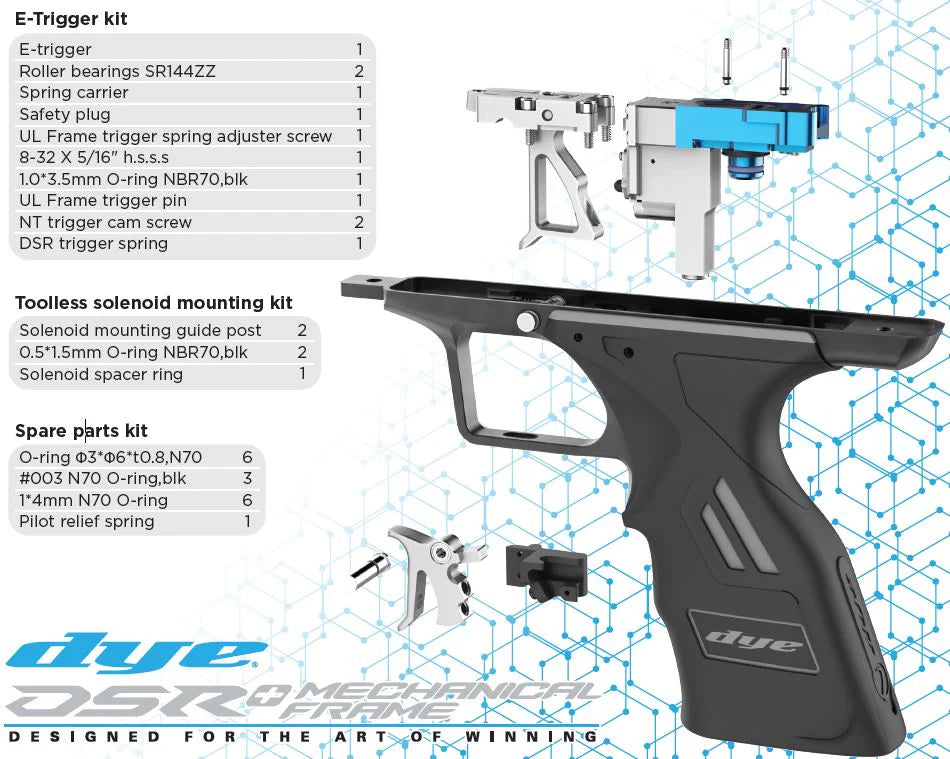 DYE DSR+/DSR PRO MECHANICAL TRIGGER FRAME