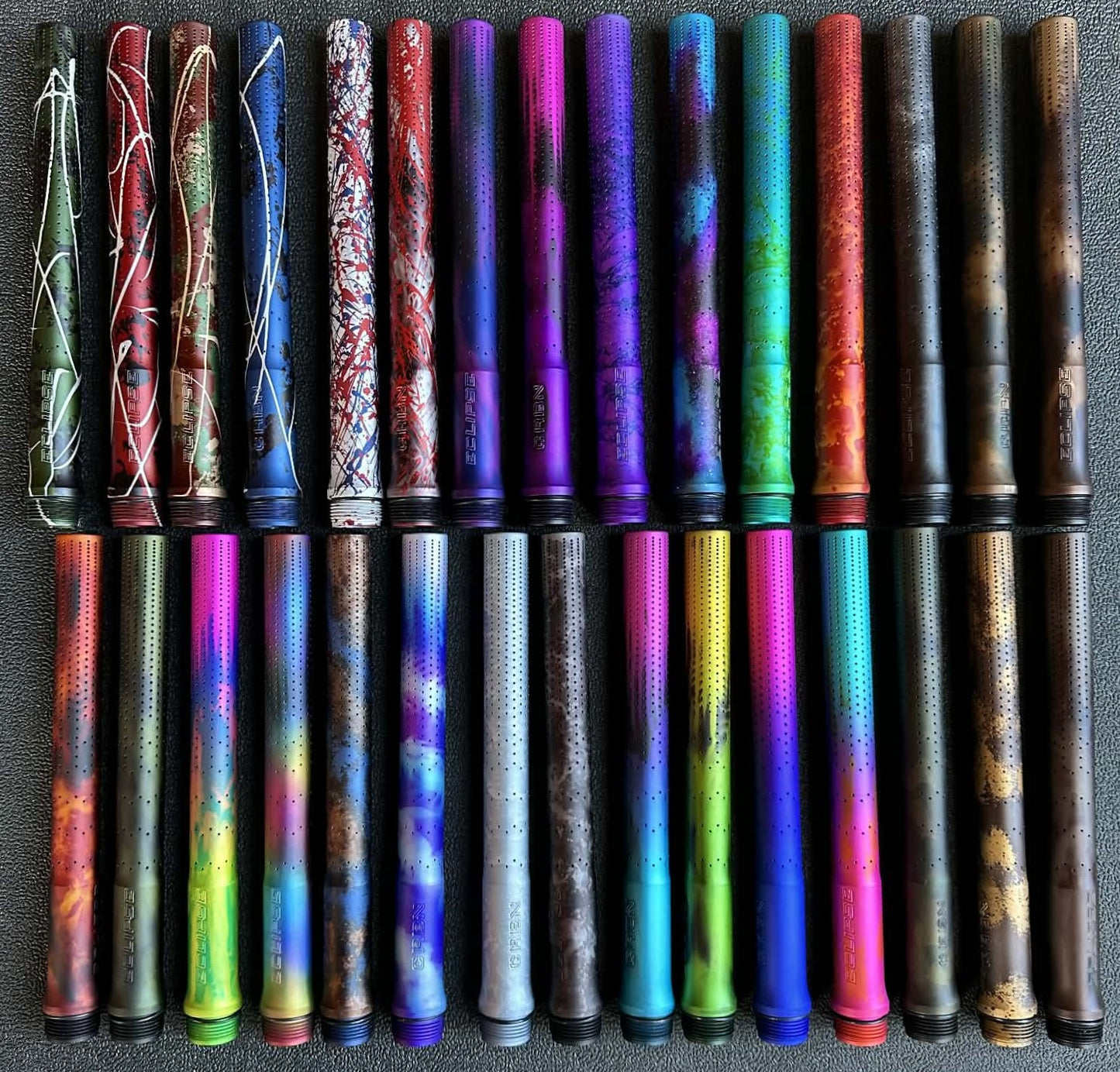 CUSTOM ANODIZED PLANET ECLIPSE/CRBN S63 PRO NANO FL TIPS