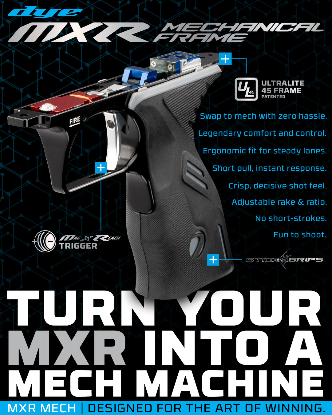 DYE MXR MECHANICAL TRIGGER FRAME