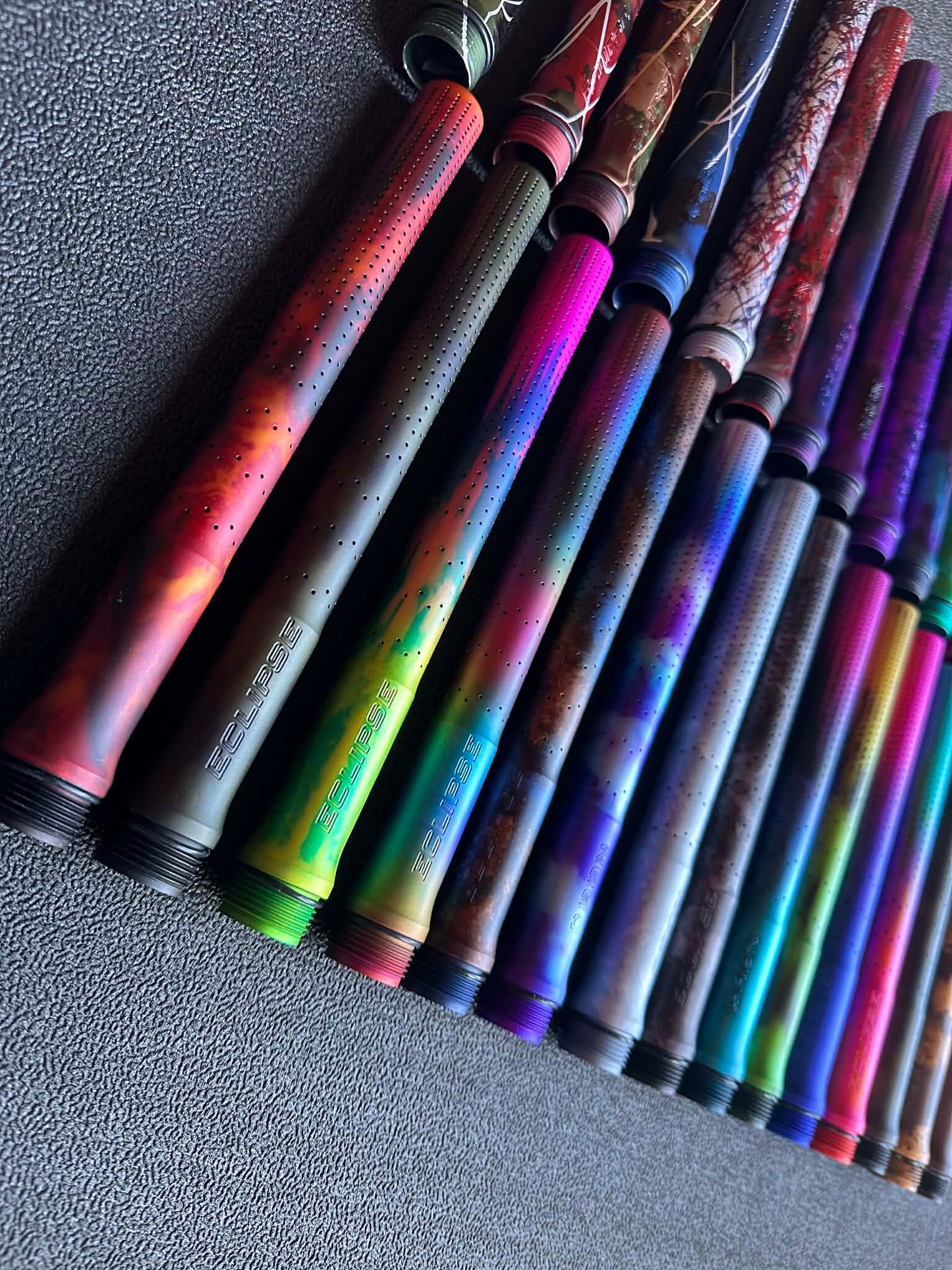 CUSTOM ANODIZED PLANET ECLIPSE/CRBN S63 PRO NANO FL TIPS