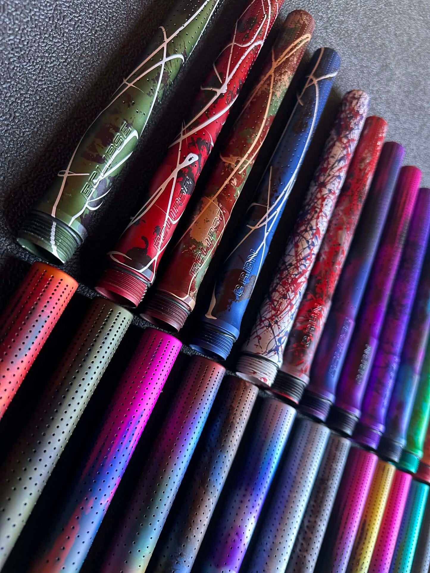 CUSTOM ANODIZED PLANET ECLIPSE/CRBN S63 PRO NANO FL TIPS