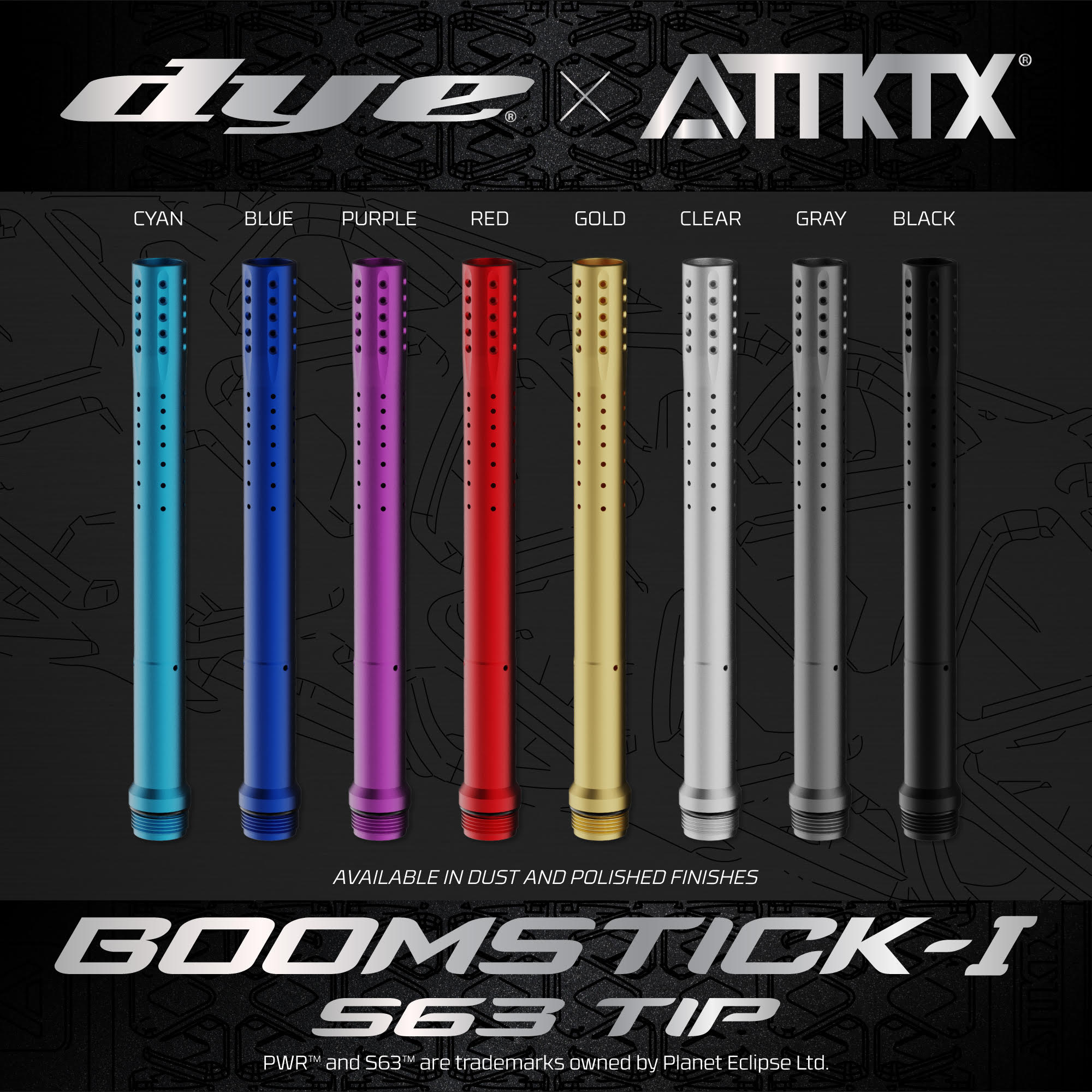 DYE Inox 12 Boomstick Noir Brillant Ancien WDP Filets Ange LED/LCD/iR3 DYE Inox 12 Boomstick Noir Brillant Ancien WDP Filets Ange LED/LCD/iR3