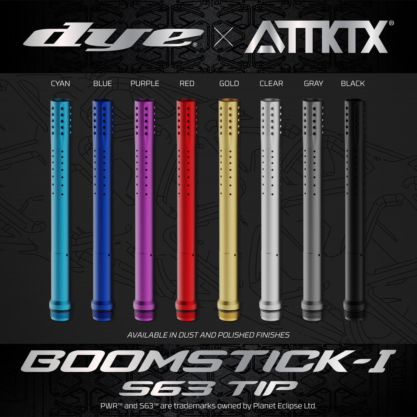 DYE BOOMSTICK-I S63 TIP (PRE-ORDER)